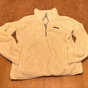 Columbia Cream Fleece Pullover